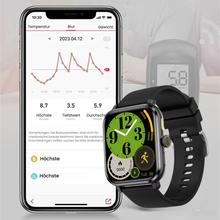Lade das Bild in den Galerie-Viewer, Healthmed Gesundheits-Smartwatch - zur Überwachung von Blutzucker