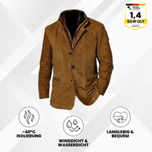 Lade das Bild in den Galerie-Viewer, Clooney - Hochwertige Lederjacke für jede Jahreszeit