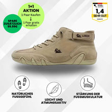 Lade das Bild in den Galerie-Viewer, Alpaca - ergonomischer, wasserdichter & schmerzlindernder Leder-Barfußschuh für das Frühjahr - Sonderaktion 1+1 Gratis