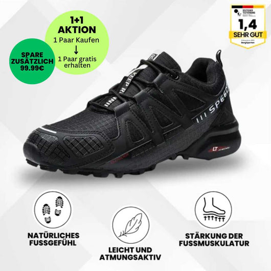 OrthoTrekking IV - ergonomische schmerzlindernde Trekking u.- Wanderschuhe (2025) - Sonderaktion 1+1 Gratis