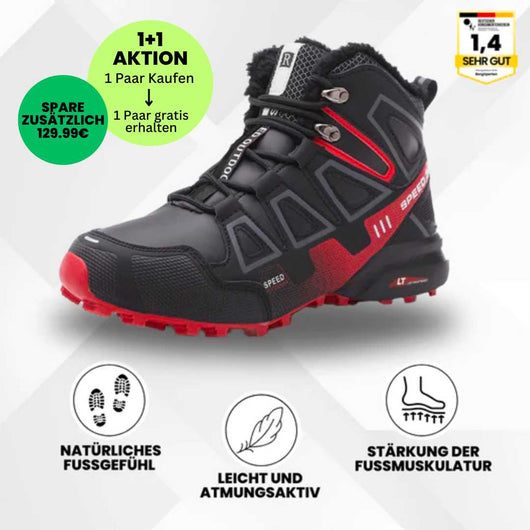 OrthoTrekking Pro - ergonomische schmerzlindernde Trekking u.-Wanderschuhe - Sonderaktion 1+1 Gratis