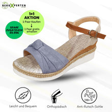 Lade das Bild in den Galerie-Viewer, OrthoLuna - orthopädische schmerzlindernde Sandalen für mehr Komfort - Sonderaktion 1+1 Gratis