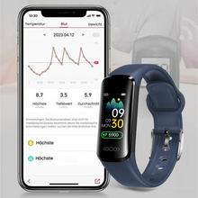 Lade das Bild in den Galerie-Viewer, Healthtec Gesundheits-Smartwatch zur Überwachung vom Blutzucker
