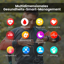 Lade das Bild in den Galerie-Viewer, GlucoCare SOS - mit SOS-Funktion inkl. Sturzerkennung & zertifizierte Blutzuckermessung (2025) - Original