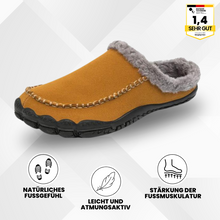 Lade das Bild in den Galerie-Viewer, OrthoBare - ergonomische und schmerzlindernde Barfuß - Hausschuhe