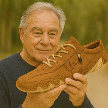 Lade das Bild in den Galerie-Viewer, Ibex - ergonomischer, schmerzlindernder & wasserdichter Leder-Barfußschuh für sicheres, gelenkschonendes Gehen für Senioren