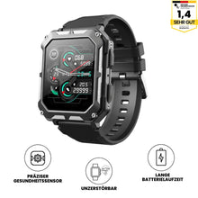 Lade das Bild in den Galerie-Viewer, AirForce Health K52 - die unzerstörbare Smartwatch mit Echtzeit Herzfrequenzmesser, Blutdruck-/Sauerstoff-Tracker