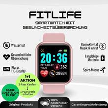 Lade das Bild in den Galerie-Viewer, FitLife - Gesundheits u.-Fitness -Smartwatch (2025) - Sonderaktion 1+1 Gratis