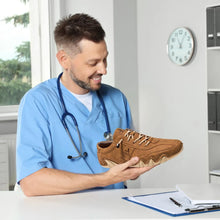 Lade das Bild in den Galerie-Viewer, Ibex - ergonomischer, schmerzlindernder & wasserdichter Leder-Barfußschuh für sicheres, gelenkschonendes Gehen für Senioren