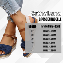 Lade das Bild in den Galerie-Viewer, OrthoLuna - orthopädische schmerzlindernde Sandalen für mehr Komfort