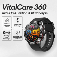 Lade das Bild in den Galerie-Viewer, VitalCare 360 - mit SOS-Funktion inkl. Sturzerkennung & zertifizierte Blutzuckermessung (2025) - Original