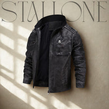 Lade das Bild in den Galerie-Viewer, Stallone - Hochwertige Lederjacke