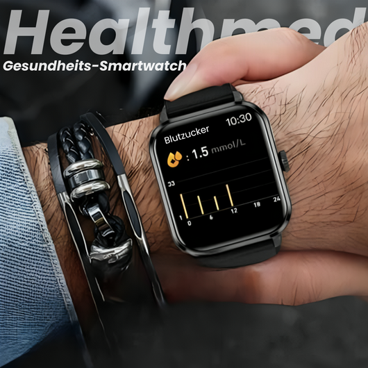 Healthmed Gesundheits-Smartwatch - zur Überwachung von Blutzucker