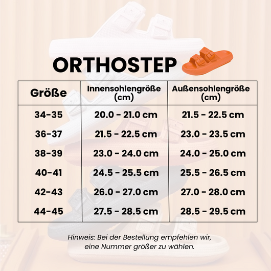 Orthostep - wasserdichte, ergonomische Sandalen für maximalen Tragekomfort