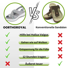 Lade das Bild in den Galerie-Viewer, OrthoRoyal - ergonomische Schmerzlinderungs-Sandalen
