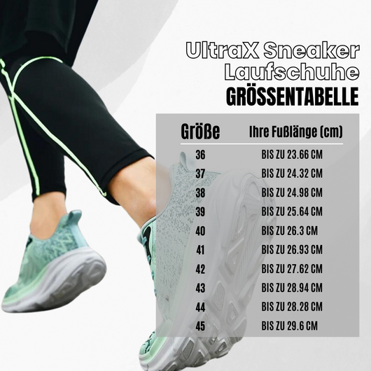 UltraX Sneaker - Ergonomische Laufschuhe mit hochwertiger Dämpfung - Unisex