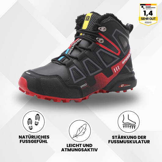 OrthoTrekking Pro - ergonomische schmerzlindernde Trekking u.-Wanderschuhe für Herbst und Winter