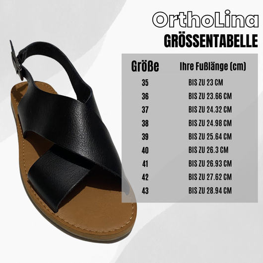 OrthoLina - ergonomische schmerzlindernde Sandalen