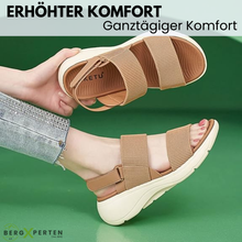 Lade das Bild in den Galerie-Viewer, OrthoRina - Orthopädische Sandalen mit Fersenpolsterung für maximalen Tragekomfork
