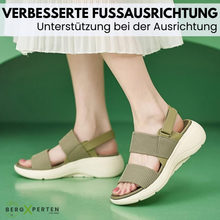 Lade das Bild in den Galerie-Viewer, OrthoRina - Orthopädische Sandalen mit Fersenpolsterung für maximalen Tragekomfork
