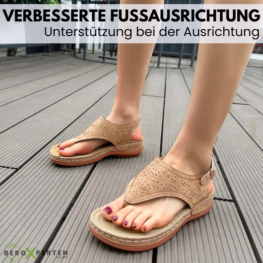 OrthoKomfort - ergonomische schmerzlindernde Komfort-Sandalen für Damen