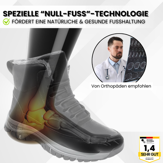 OrthoThermax - schmerzlindernder wasserdichte, isolierte Stiefel für Herbst und Winter