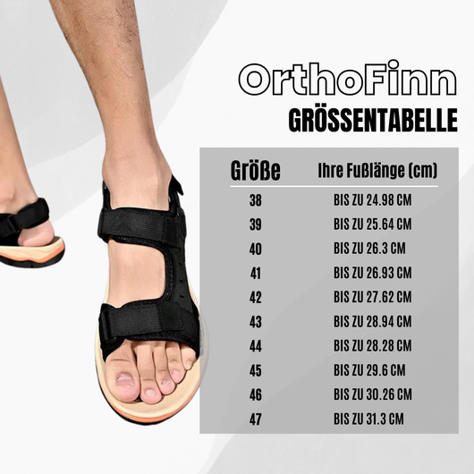 OrthoFinn - ergonomische schmerzlindernde Sandalen - Unisex