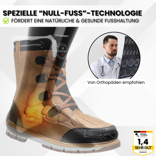 OrthoBoot Pro - schmerzlindernde, wasserdichte, isolierte Stiefel für Herbst und Winter