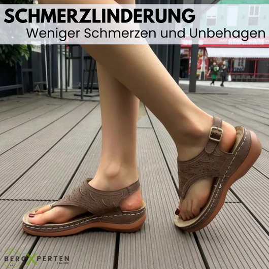 OrthoKomfort - ergonomische schmerzlindernde Komfort-Sandalen für Damen