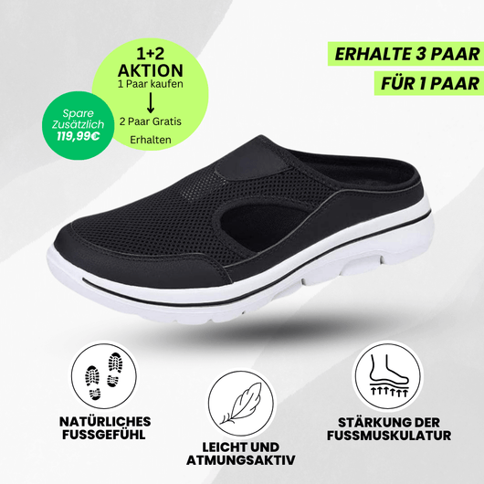 Footstep Pro - ergonomische schmerzlindernde Komfort-Schuhe - Sonderaktion 1+2 Gratis