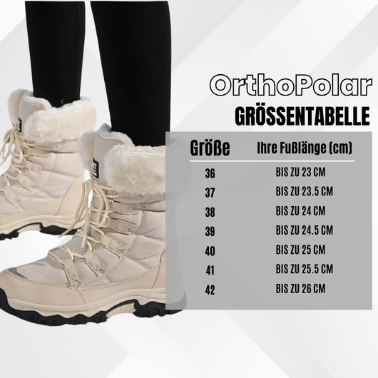 OrthoPolar - schmerzlindernder, wasserdichte, isolierte Stiefel für Herbst und Winter