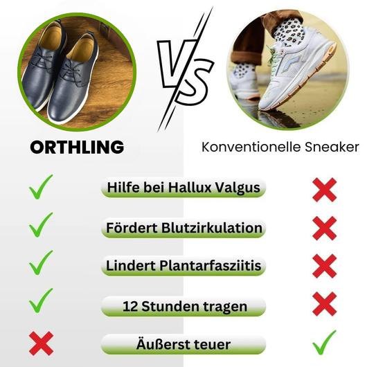 Orthling - eleganter Schmerzlinderungs-Schuh