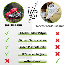 Lade das Bild in den Galerie-Viewer, OrthoTrekking - ergonomische schmerzlindernde Trekking u.- Wanderschuhe
