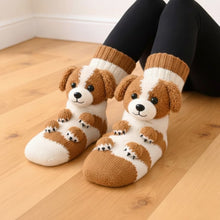 Lade das Bild in den Galerie-Viewer, HUGGY Socken – Katzen und Hunde – Einheitsgröße – Unisex
