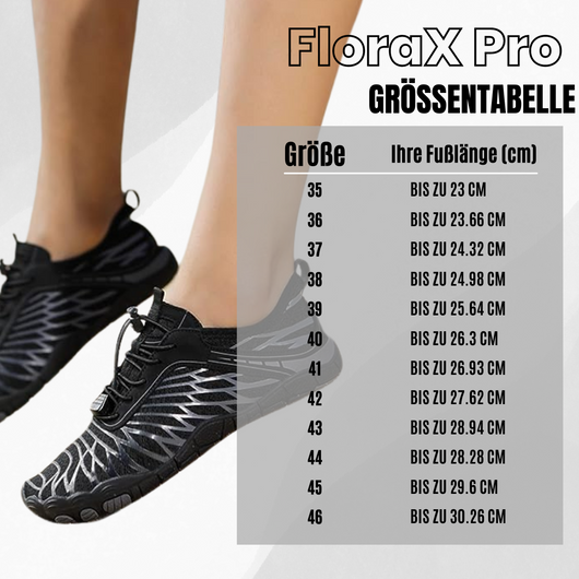 FloraX Pro - ergonomischer schmerzlindernder Barfußschuh