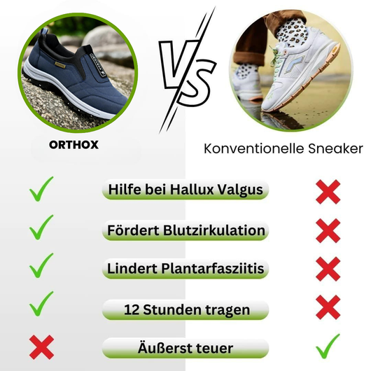 OrthoX Max - ergonomische  Schuhe zur Schmerzlinderung - Unisex