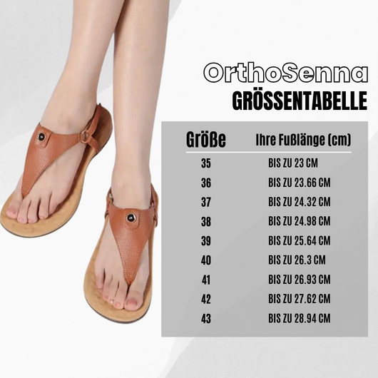 OrthoSenna - ergonomische Schmerzlinderungs-Sandalen