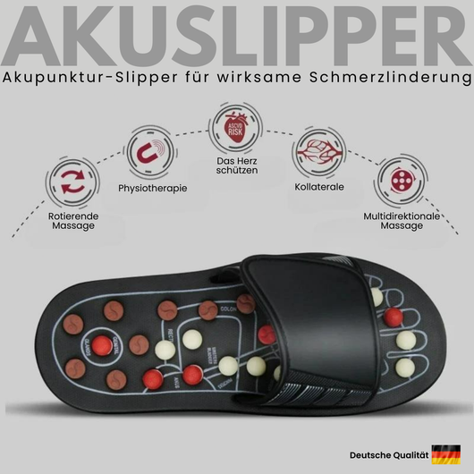 Akuslipper - Akupunktur-Slipper für wirksame Schmerzlinderung