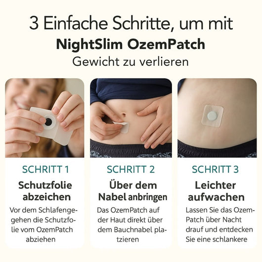 NightSlim OzemPatch - Stoffwechsel-Unterstützung im Schlaf
