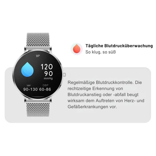 LunaCare Vital- elegante Gesundheitsuhr für das Wohlbefinden von Frauen