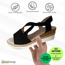 Lade das Bild in den Galerie-Viewer, OrthoStella - ergonomische schmerzlindernde Sandalen für Damen - Sonderaktion 1+1 Gratis
