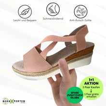 Lade das Bild in den Galerie-Viewer, OrthoStella - ergonomische schmerzlindernde Sandalen für Damen - Sonderaktion 1+1 Gratis
