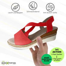 Lade das Bild in den Galerie-Viewer, OrthoStella - ergonomische schmerzlindernde Sandalen für Damen - Sonderaktion 1+1 Gratis
