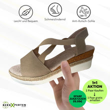 Lade das Bild in den Galerie-Viewer, OrthoStella - ergonomische schmerzlindernde Sandalen für Damen - Sonderaktion 1+1 Gratis
