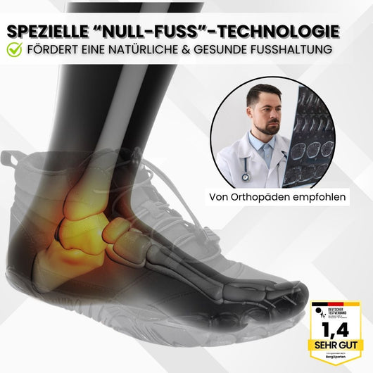 OrthoFreezr  - orthopädische & wasserfeste Thermo-Barfußschuhe für maximalen Komfort