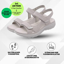 Lade das Bild in den Galerie-Viewer, OrthoKlara - ergonomische,  schmerzlindernde &amp; rutschfeste Sandalen für Damen - Sonderaktion 1+1 Gratis
