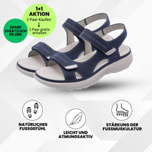 Lade das Bild in den Galerie-Viewer, OrthoKlara - ergonomische,  schmerzlindernde &amp; rutschfeste Sandalen für Damen - Sonderaktion 1+1 Gratis
