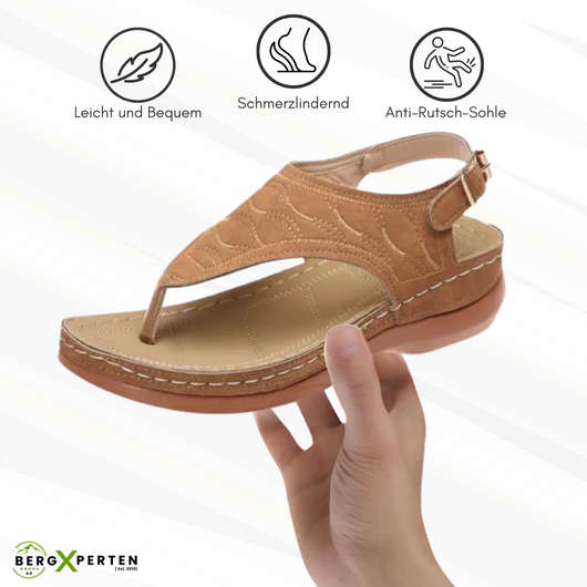 OrthoKomfort - ergonomische schmerzlindernde Komfort-Sandalen für Damen