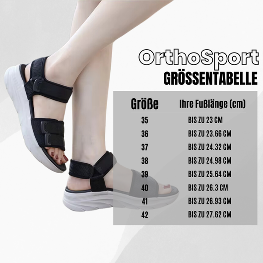 OrthoSport - sportliche Schmerzlinderungs-Sandalen