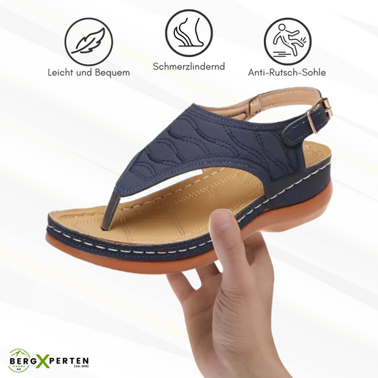 OrthoKomfort - ergonomische schmerzlindernde Komfort-Sandalen für Damen